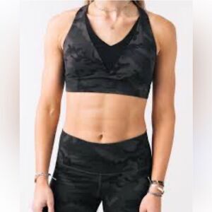 Zyia Active ~ Forest Camo Adjustable Mesh Bra Size L